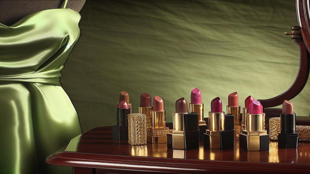 Jaka szminka do zielonej sukienki?