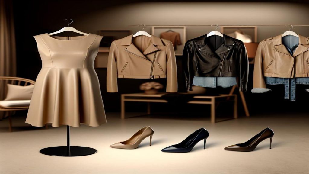 Jakie żakiet do beżowej sukienki?